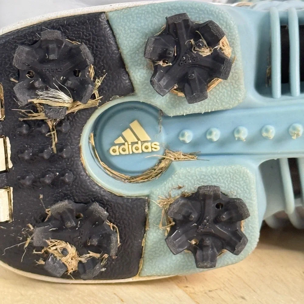ADIDAS Women's Golf Shoes ClimaCool Blue/White Size 10